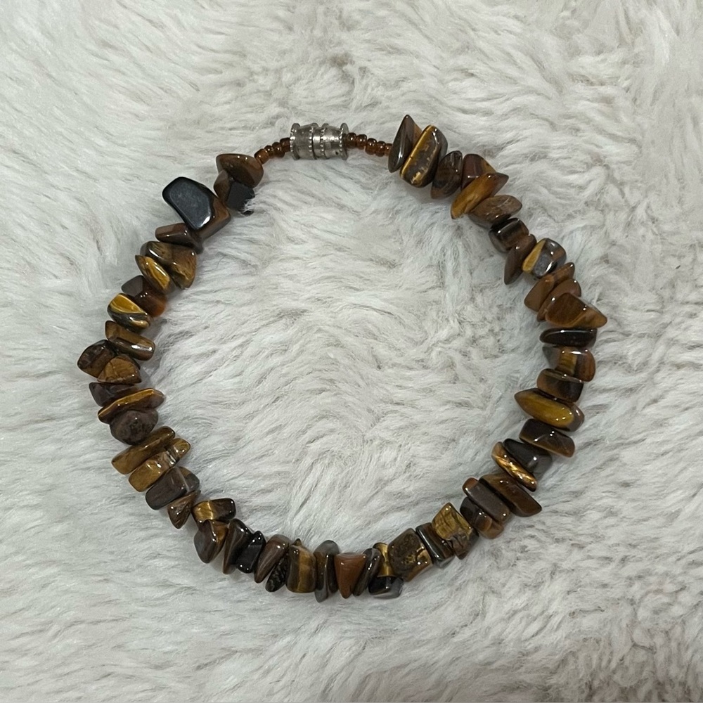 Tigers Eye Chip Bracelet
